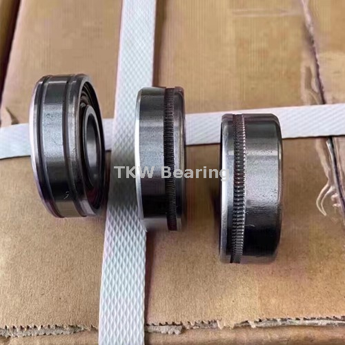 Knurled Bearings 6203-2RS with Nylon Cage for Tensioner And Idler